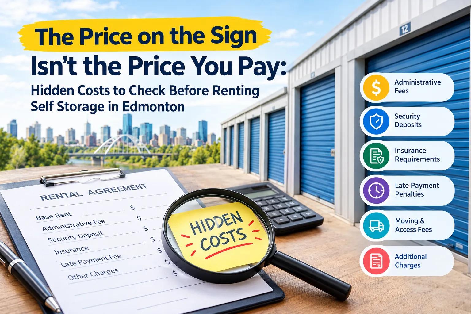 The Price on the Sign Isn’t the Price You Pay: Hidden Costs to Check Before Renting Self Storage in Edmonton